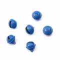 Lot de six petits grelots bleus pour la fabrication de bijoux DIY et décorations créatives - 10 Pièces/Paquet (22mm) / Bleu foncé