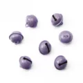 Ensemble de petites cloches en fer violettes vintage pour bijoux DIY et artisanat - 10 Pièces/Paquet (22mm) / Violet