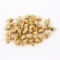 Kleine goldene Glöckchen im Set für DIY-Schmuckherstellung und kreatives Basteln - 300 Stück/Packung (6mm) / Gold