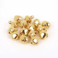 Petits grelots dorés brillants pour fabrication de bijoux DIY et accessoires cheveux - 70 Pièces/Paquet (12mm) / Or