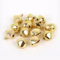 Petites cloches en métal doré brillant pour la fabrication de bijoux DIY et artisanat - 50 Pièces/Paquet (14mm) / Or