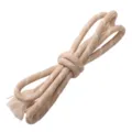 Corde tressée en polyester beige avec motif à pois blancs pour loisirs créatifs DIY - Environ 100m/Faisceau / Bicolore Kaki