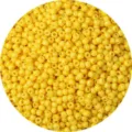 Vibrant 4mm yellow baked enamel glass seed beads for DIY handmade jewelry crafting - Yellow