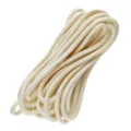Corde tressée en polyester crème pour le bricolage et les bijoux décoratifs - Environ 100m/Faisceau / Beige Uni