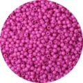 Vibrant pink 4mm oil-painted solid color glass seed beads for DIY jewelry making - Magenta Purple