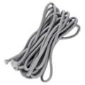 Corde en polyester grise de qualité pour le bricolage DIY et le tissage de bijoux - Environ 100m/Faisceau / Gris Uni