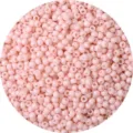4mm pale pink solid color glass seed beads for DIY jewelry making and handcrafted beadwork - Light Pink