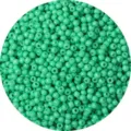 Premium green 4mm oil-painted glass seed beads for DIY jewelry and necklace crafting - Verdant