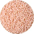 4mm peach colored solid paint glass seed beads for DIY handmade jewelry crafting - Snow Bud