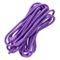Cordon en polyester tressé violet durable pour le bricolage et la création de bijoux - Environ 100m/Faisceau / Violet Uni