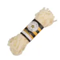 Cremekleurige polyester zigzagband ric-rac kant voor DIY naaiwerk en kledingdecoraties - 8mm 15 Yards/Verpakking / Beige