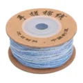 Glitzerndes blaues Sternenhimmel-Verlaufsgarn aus Polyester und Baumwolle für DIY - 1 Rolle Packung (1.2mm x 25m) / 22# Nebelblau Verlauf