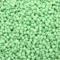 3mm mint green solid color glass seed beads for DIY jewelry making and handicraft projects. - 3mm 450g Approx. 15000pcs / Light Green