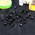 Μαύρες κρυστάλλινες χάντρες 6mm για DIY κατασκευή κοσμημάτων και χειροποίητα βραχιόλια - Περίπου 40 Τεμάχια/Πακέτο / Μαύρο