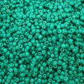 High quality 3mm turquoise solid color baked paint seed beads for DIY jewelry making - 3mm 450g Approx. 15000pcs / Peacock Green