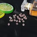 6mm ανοιχτό ροζ κρυστάλλινες χάντρες bicone για χειροποίητα κοσμήματα DIY αξεσουάρ - Περίπου 40 Τεμάχια/Πακέτο / Ανοιχτό Ροζ