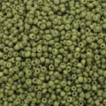 Premium 3mm olive green opaque round seed beads for DIY bracelets and necklaces jewelry - 3mm 450g Approx. 15000pcs / Army Green