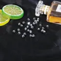 6mm μεταλλικές γκρι κρυσταλλικές χάντρες για αξεσουάρ κοσμημάτων DIY - Περίπου 40 Τεμάχια/Πακέτο / Ασημί Φινίρισμα