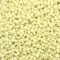 High-quality 3mm cream color matte seed beads for DIY jewelry making - 3mm 450g Approx. 15000pcs / Pale Yellow