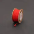 1-1.5mm bright red braided cotton cord for DIY jewelry and beaded crafts - 1.5mm (15m/Roll) / Red (#29)