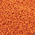 Small 3mm solid orange painted seed beads for DIY handmade jewelry and accessory making - 3mm 450g Approx. 15000pcs / Light Orange