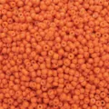 Vibrant orange 3mm solid color lacquered seed beads for DIY jewelry making and crafts - 3mm 450g Approx. 15000pcs / Orange