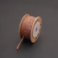 High-quality 1.5mm colorful braided cotton cord on a spool for DIY jewelry making and crafts - 1.5mm (15m/Roll) / Original (#11)