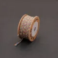 Handmade DIY multicolor braided cotton cord spool for jewelry making and crafts - 1.0mm (25m/Roll) / Rainbow