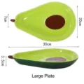 Avocado shaped ceramic plate large size dimensions 30cm - Avocado (12 Inch Plate)