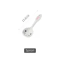 Cucchiaio in ceramica con coniglio cartone animato giapponese, bianco, lunghezza 13,8 cm - Cucchiaio / 13.8cm / Blu