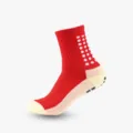 Professionele rode antislip voetbalsokken met gripnoppen voor hardlopen - Eén maat / Rood