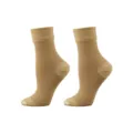 Manchon de compression sport 240N pour soutien de cheville kaki - S/M / Couleur Chair Rayé