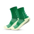 Groene en witte antislipsokken voor hardlopen en sporten met een speciale gripvaste zool - Eén maat / Groen