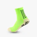 Calze sportive verde neon con cuscinetti in silicone antiscivolo neri per sport - Taglia unica / Verde