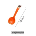 Creative orange pumpkin-shaped ceramic spoon 13.7cm for cute household tableware - Pumpkin Spoon