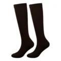 Chaussettes de compression marron foncé pour le sport et l'amincissement - Café