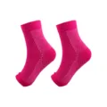 Calze a compressione sportiva rosa rosso traspiranti per salto della corda e gym - Rosso rosa
