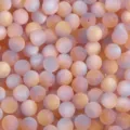 High quality 8/10mm matte iridescent resin round beads in pastel rainbow colors for jewelry DIY - 10mm (10 Pcs/Pack) / Pink and Blue Gradient