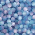 High quality matte blue and pink iridescent resin round beads for DIY jewelry making - 10mm (10 Pcs/Pack) / Blue and Pink Mix