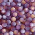 Matte resin round beads with magic gradient colors for DIY jewelry making, 8/10mm - 10mm (10 Pcs/Pack) / Sea Salt Grape Purple