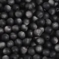 Matte schwarze irisierende 8/10mm Kunstharz-Rundperlen für die DIY-Schmuckherstellung. - Schwarzer Himmel Und Tintenschwarz (schwarz)
