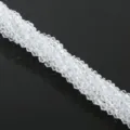 Perles en cristal de diamant transparentes à facettes pour la création de bijoux - 115 Pièces/Paquet / Blanc Clair