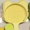 Pelle à perles en forme de chat jaune pour le bricolage et le tri des perles DIY - Plateau de Tri Tête de Chat / Jaune