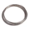 High-quality silver steel wire coil for DIY jewelry bracelets and rings jewelry making - 0.6mm Thickness 6cm Diameter (20 Rings/Pack) / Nickel Color