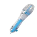 Stylo pelle à perles Perler bleu transparent pour les travaux manuels en pixel art - Stylo Pelle à Perles / Bleu