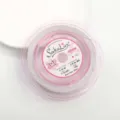 100m P. Silver nylon coated stainless steel beading wire for DIY jewelry making crafts - 0.6mm / 3m/Pack (No Spool) / Silver