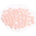Lichtroze halfronde ABS-imitatieparels met platte achterkant voor DIY-knutselwerkjes - 8mm (200 Stuks/Verpakking) / Lichtroze