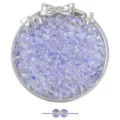 8mm lavender glass jelly bubble round beads for DIY jewelry making and handmade necklaces - 50 Pieces/Pack (8mm) / 10# (Purple)