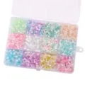 Colorful 12-grid DIY glass seed beads set in organizer box for handmade jewelry making - 12-Grid Boxed Set (Approx. 2900 Pcs) / Light Color Series