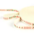 1.5cm printed cotton ribbon with fruit and flower patterns for DIY hair accessories - Pastoral Fruit Style (Style 19) / 1.5cm Wide 5 Yards Pack